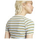 Adidas Γυναικεία κοντομάνικη μπλούζα '80s Rib Stripe Baby Tee